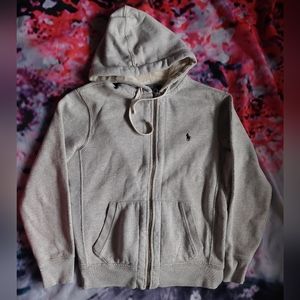 Polo Ralph Lauren Zip Up Grey Hoodie